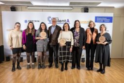 Hoy, en la entrega de la V edición de Premios TalentA