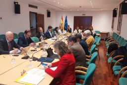 Hoy, en una reunión en Madrid