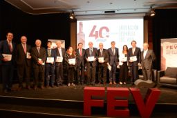 Hoy, en la clausura del 40 aniversario de la Federación española del Vino (FEV) 