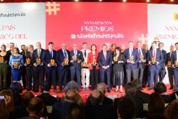 Hoy, en la entrega de la XXXVI edición de los premios Alimentos de España