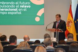 Hoy, en la inauguración de una jornada sobre impulso al relevo generacional en el campo
