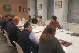 Hoy, en la sede de la Secretaría General de Pesca