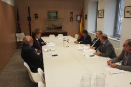 Hoy, en la sede de la Secretaría General de Pesca
