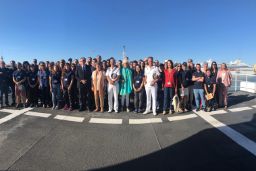 HOY, EN LA PRESENTACIÓN DEL CURSO INTERNACIONAL GEOTRACES, A BORDO DEL BUQUE ESCUELA DE COOPERACIÓN PESQUERA 