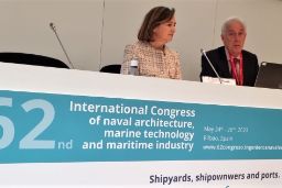 Hoy, en el 62º Congreso Internacional de Ingeniería Naval e Industria Marítima, en Bilbao