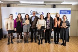 Hoy, en la entrega de la V edición de Premios TalentA
