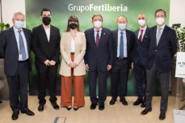 EN LA ENTREGA DEL PREMIO FERTIBERIA A LA MEJOR TESIS DOCTORAL EN TEMAS AGRÍCOLAS