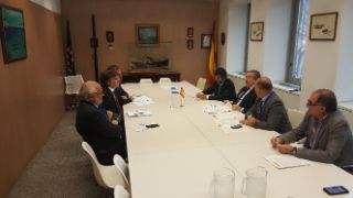 Hoy, en la sede de la Secretaría General de Pesca