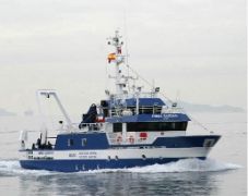 A bordo de los buques Emma Bazán y Vizconde de Eza
