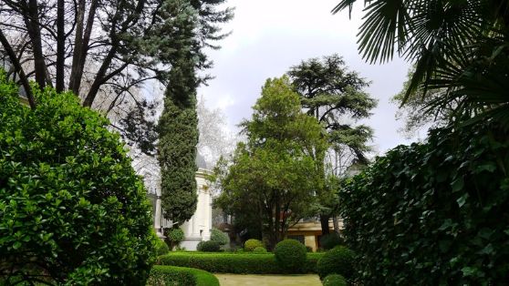 Detalle del jardín del Palacio de Fomento. Foto: C. G.