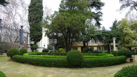 Detalle del jardín del Palacio de Fomento. Foto: C. G.