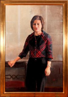 Elena Espinosa. Ministra de Agricultura, Pesca y Alimentación, 2004-2008) Pintor: Luis Serrano Martínez. 