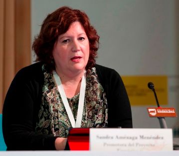 Ponente del Taller 3: Transformación y Comercialización. Sandra Amézaga Menéndez, promotora del proyecto "Exquisitec.es"
