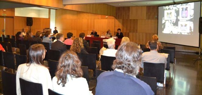 Taller "Buenas prácticas en medio ambiente", de izq. a dcha: Rosa Rodríguez, Esperanza Martínez y Mónica González.
