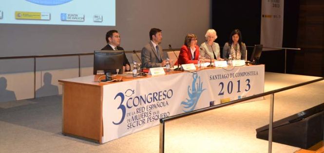 Acto de inauguración, de izq. a dcha: Carlos Domínguez, Samuel Juárez, Rosa Quintana y Lowri Evans.