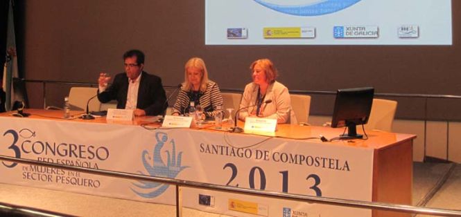 De izq. a dcha: Antonio Jesús Rodríguez, Aurora de Blas y Ángeles Mille.
