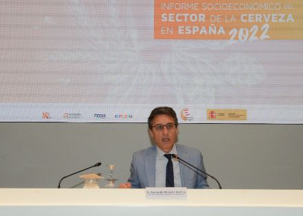 En la presentación del Informe socioeconómico del sector de la cerveza 2022