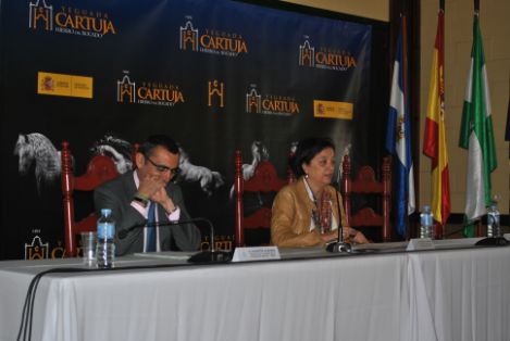Hoy en el marco de la Jornada “Trabajando con el sector equino” en Jerez de la Frontera 