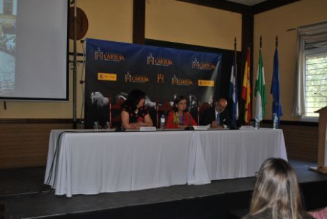 Hoy en el marco de la Jornada “Trabajando con el sector equino” en Jerez de la Frontera 