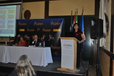 Hoy en el marco de la Jornada “Trabajando con el sector equino” en Jerez de la Frontera 