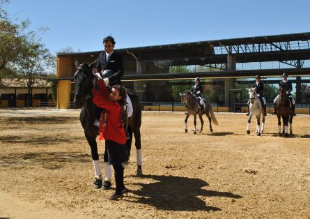 Hoy en el marco de la Jornada “Trabajando con el sector equino” en Jerez de la Frontera 