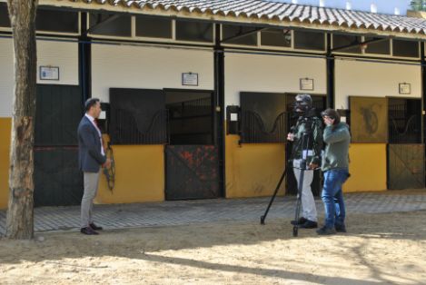 Hoy en el marco de la Jornada “Trabajando con el sector equino” en Jerez de la Frontera 