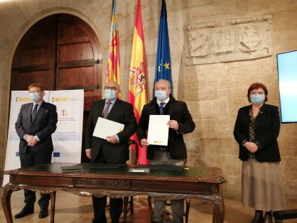 Firmados hoy tres convenios para actuaciones en Valencia y Castellón

