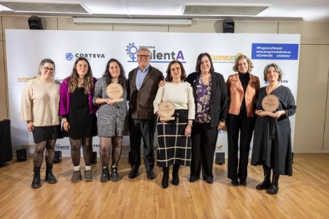 Hoy, en la entrega de la V edición de Premios TalentA
