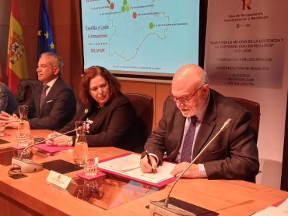 Mediante la firma de un convenio con los regantes