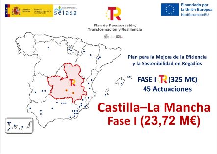 A TRAVÉS DE DOS CONVENIOS ENTRE LA SOCIEDAD ESTATAL SEIASA Y LOS REGANTES 