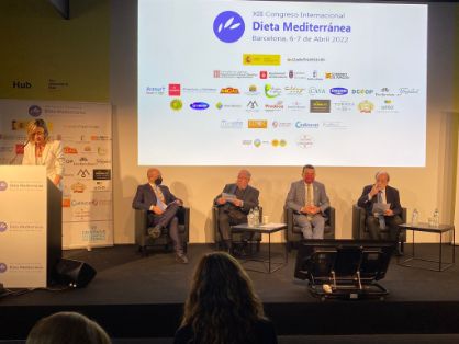 HOY, EN BARCELONA, EN EL XII CONGRESO INTERNACIONAL DIETA MEDITERRÁNEA 