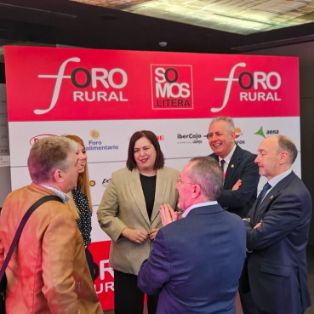 Hoy, en la inauguración del XI Foro Rural Somos Litera