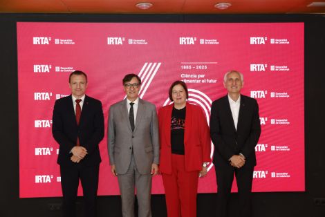 Hoy, en el XL aniversario del IRTA, en Barcelona 