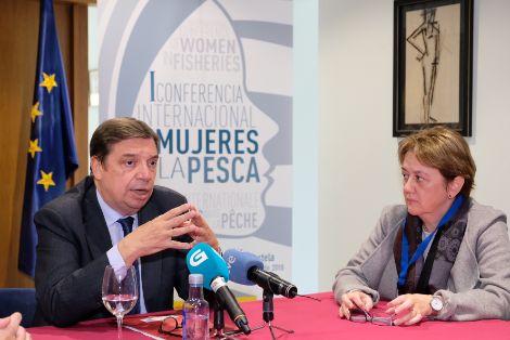 Hoy, en la inauguración de la I Conferencia Internacional de Mujeres de la Pesca 