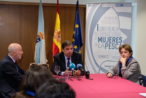 Hoy, en la inauguración de la I Conferencia Internacional de Mujeres de la Pesca 