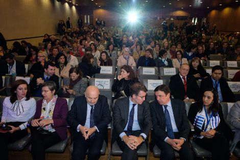 Hoy, en la inauguración de la I Conferencia Internacional de Mujeres de la Pesca 