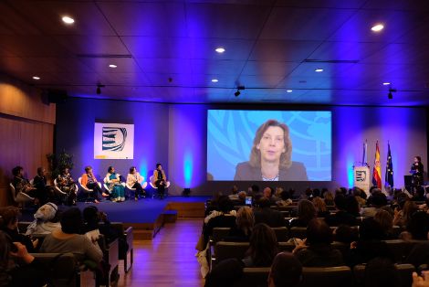 Hoy, en la inauguración de la I Conferencia Internacional de Mujeres de la Pesca 