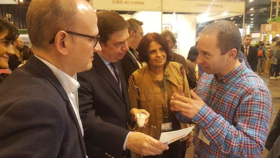 Hoy, en la inauguración de BioCultura 2018 en Madrid