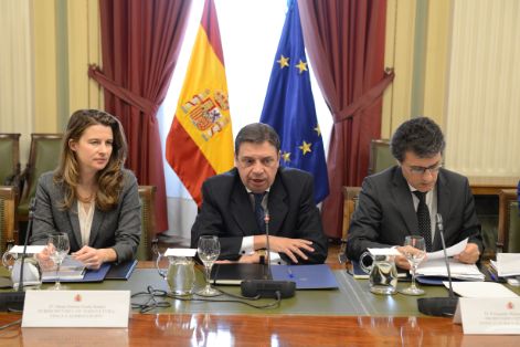 Hoy, en la sede de Ministerio 