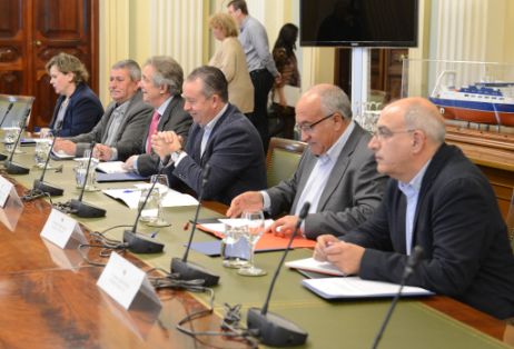 Hoy, en la sede de Ministerio 