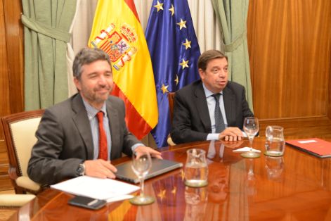 Hoy, en la sede del Ministerio 