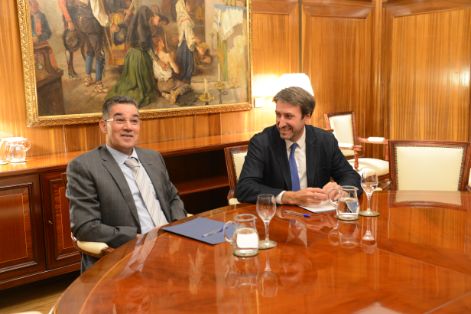 Hoy, en la sede del Ministerio 