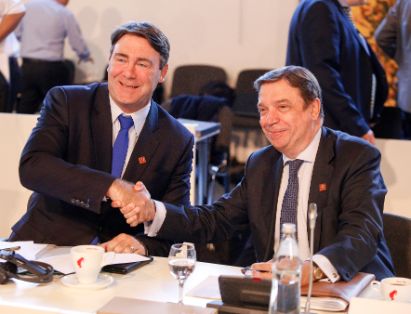 EN EL CONSEJO INFORMAL DE MINISTROS DE AGRICULTURA DE LA UE, EN SCHLOSS HOF (AUSTRIA)