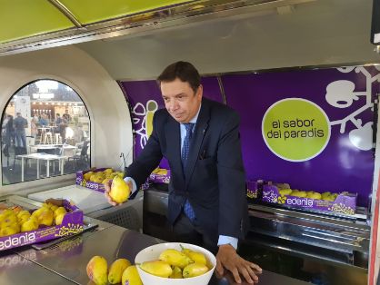 Hoy, en la clausura de la Feria Agraria de Sant Miquel y Eurofruit 2018, en Lleida