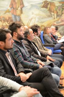 Hoy, en el acto de reconocimiento celebrado en la sede del Ministerio 