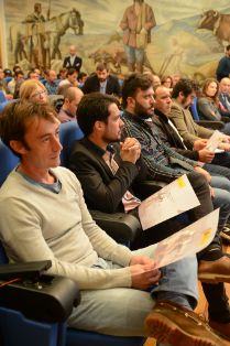 Hoy, en el acto de reconocimiento celebrado en la sede del Ministerio 
