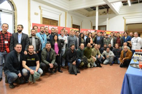 Hoy, en el acto de reconocimiento celebrado en la sede del Ministerio 