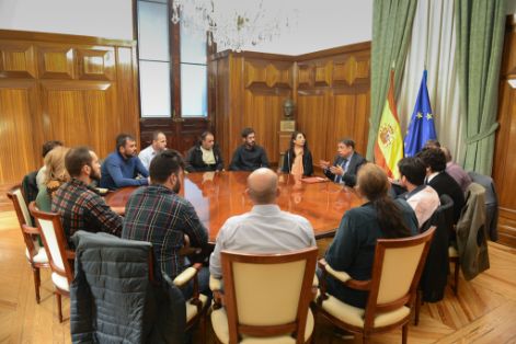 Hoy, en el acto de reconocimiento celebrado en la sede del Ministerio 