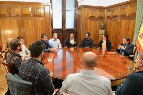 Hoy, en el acto de reconocimiento celebrado en la sede del Ministerio 