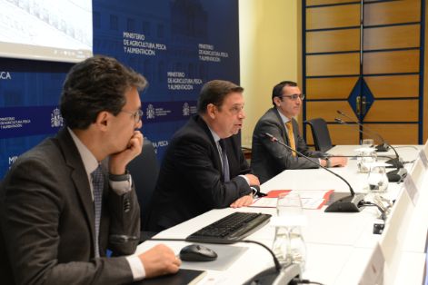 HOY, EN LA INAUGURACIÓN DE LA JORNADA ORGANIZADA POR EL MINISTERIO DE AGRICULTURA, PESCA Y ALIMENTACIÓN